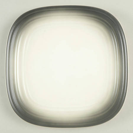Swirl Square Ombre Graphite Salad Plate
