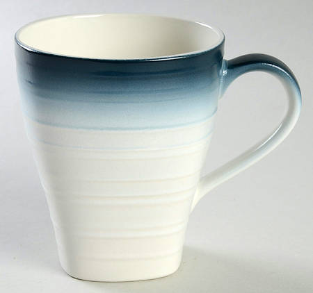 Swirl Square Ombre Blue Mug