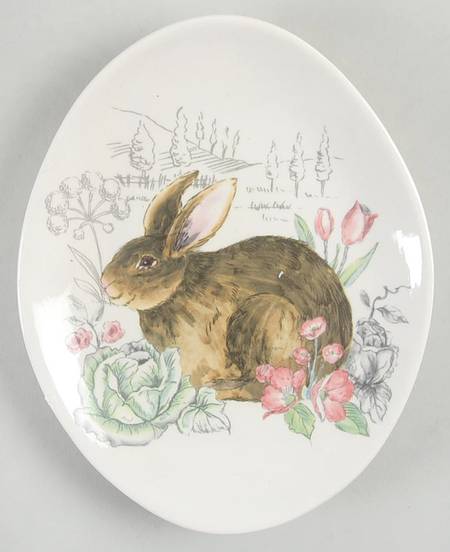 MXE44 6" Oval Appetizer Plate