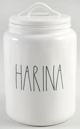 Farmhouse Spanish Flour Canister & Lid