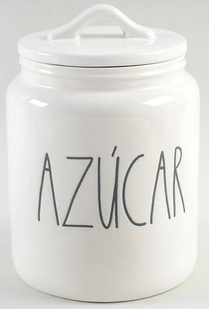 Farmhouse Spanish Sugar Canister & Lid