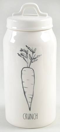 Hop To It (Black Sketch) Large Canister & Lid