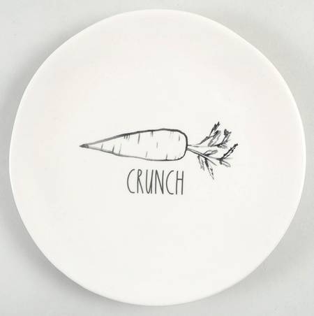 Hop To It (Black Sketch) Appetizer Plate