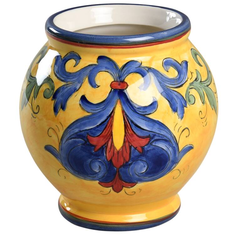 Yellow Tuscany Small Canister No Lid