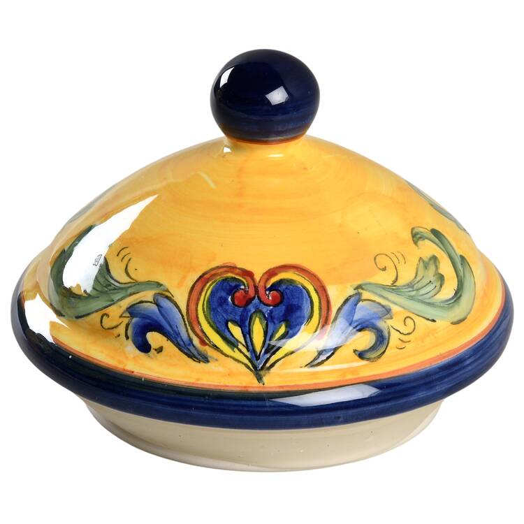 Yellow Tuscany Lid for Medium Canister