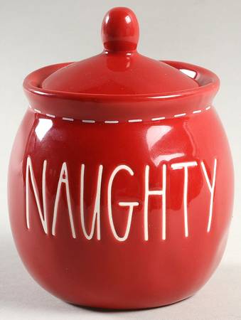Farmhouse Holiday Stitch Sugar Bowl & Lid