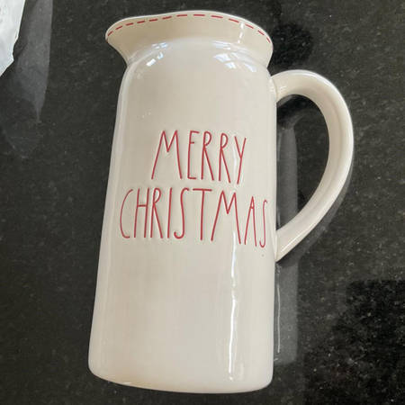 Farmhouse Holiday Stitch 48 Oz Pitcher