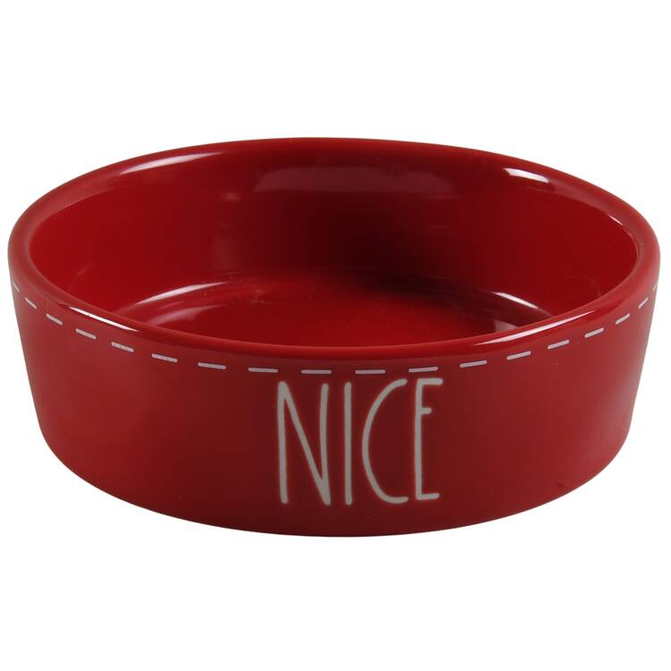 Farmhouse Holiday Stitch Cat Bowl