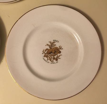 Zodiac Salad Plate