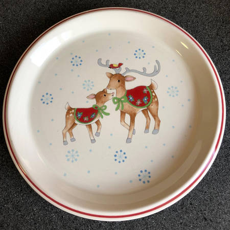 Dasher & Dancer Child's Plate