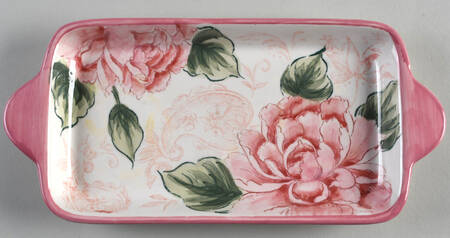 Paisley Peony 11" Handled Tray