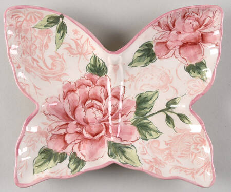 Paisley Peony Butterfly Shaped Dish