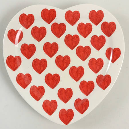 MXE61 Heart Shape Salad Plate