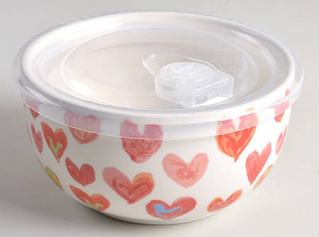 MXE62 6" Round Food Storage Container & Plastic Lid