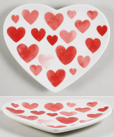 MXE62 Heart Shape Appetizer Plate