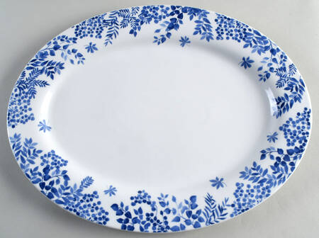 English Garden 16" Oval Serving Platter