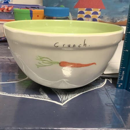 Happy Easter (Chirp, Crunch, Hop, Hunt) 6" Melamine Nesting Mixing Bowl