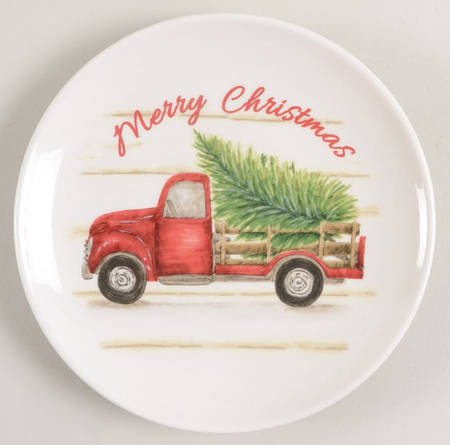 Merry Christmas Appetizer Plate