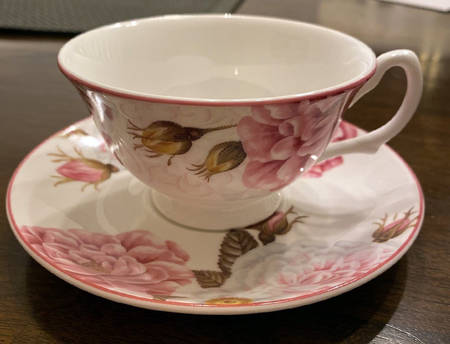 Palace Rose Footed Cup & Saucer Set