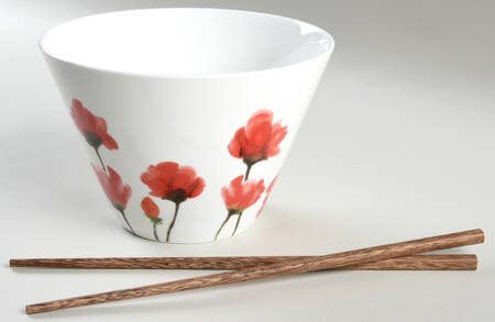 Keira Noodle Bowl & Chopsticks Set