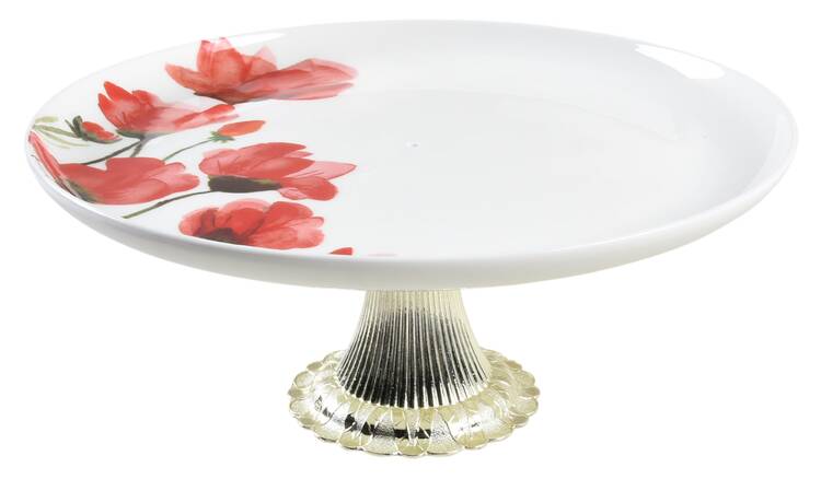 Keira Cake Stand with 4"-5" Metal Pedestal  Hc