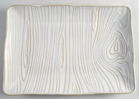 Faux Bois 14" Rectangular Serving Platter