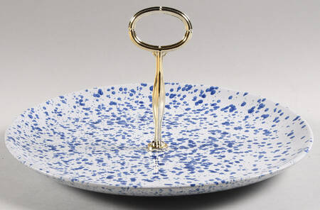 Warham Round Serving Plate with Center Handle (Dp) Hc