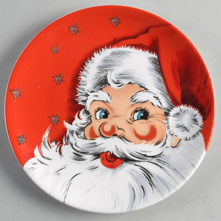Classic Christmas Salad/Dessert Plate