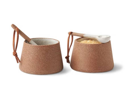 Canyon Spice Cellar/Pink Bowl & Spoon