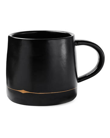 Palm Desert Black Mug