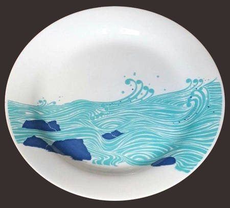 Ebb Tide 12" Chop Plate (Round Platter)