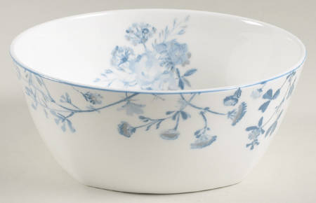 Wildflower Blue Soup/Cereal Bowl