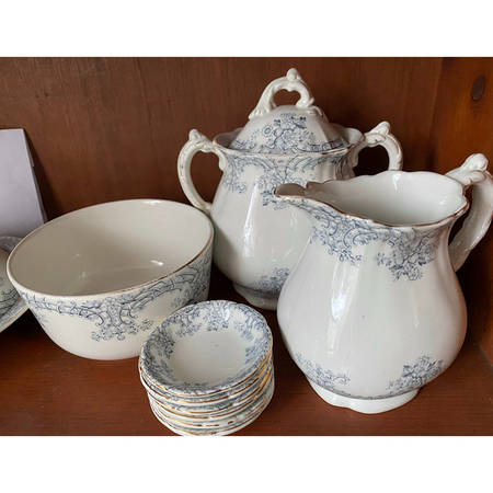 Louis XIV Blue Creamer
