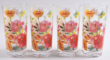 Karina 15 Oz Glassware Tumbler - Set of 4