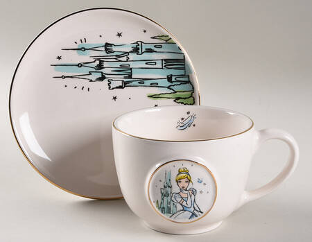 Disney Princess Oversized Cup & Saucer Set
