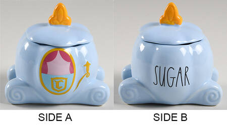 Disney Princess Figural Sugar Bowl & Lid by Magenta