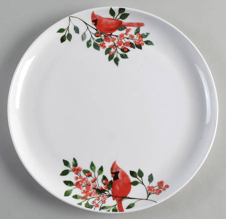 Cardinal Leaves Dinner Plate