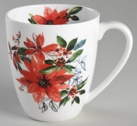 Winter Poinsettia Mug