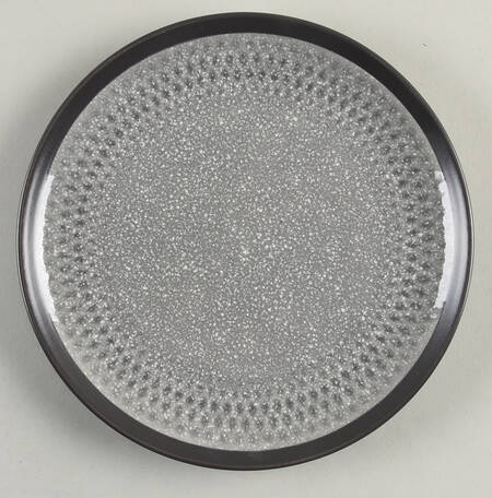 Maddox Gray Salad Plate