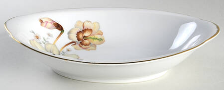 Wildwood (1 3-4" Rim, White) 11" Oval Vegetable Bowl