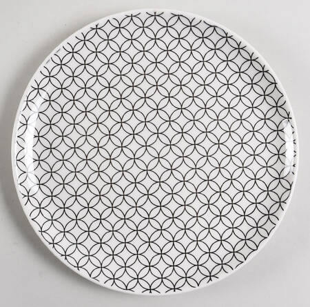 Ale Black Accent Dinner Plate