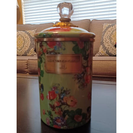 Flower Market (Enamelware) Medium Canister & Lid