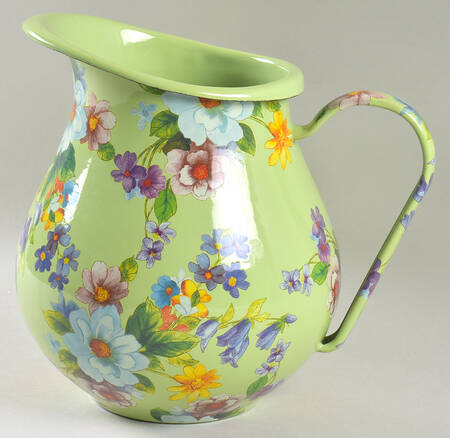 Flower Market (Enamelware) 96 Oz Pitcher