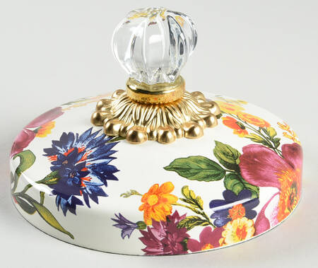 Flower Market (Enamelware) Lid for Glassware Cookie Jar