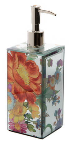 Flower Market (Enamelware) Lotion/Soap Dispenser