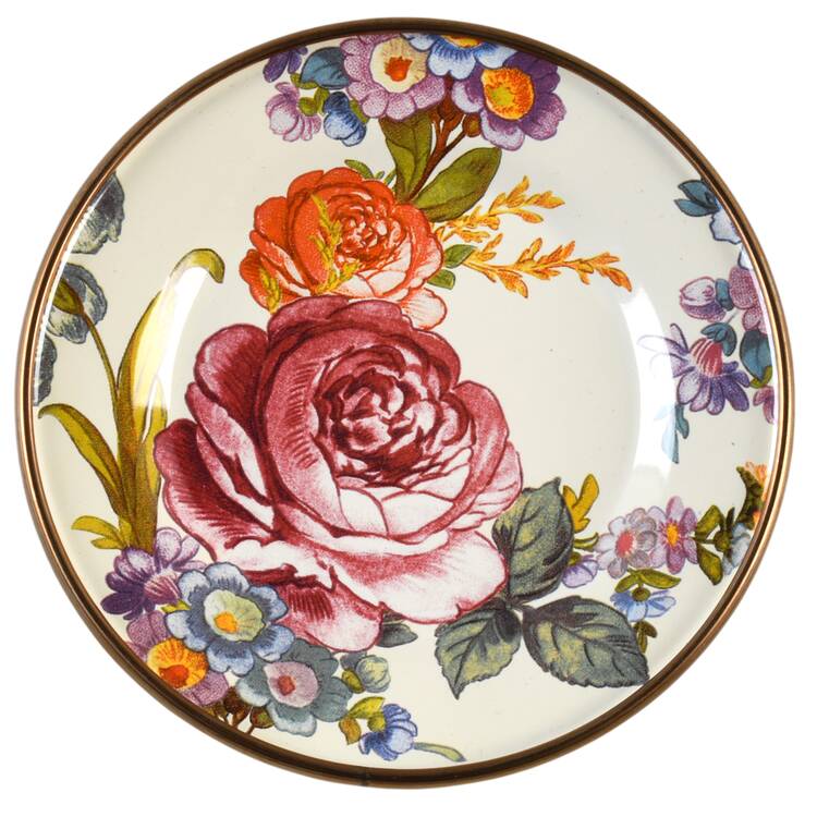 Flower Market (Enamelware) Appetizer Plate