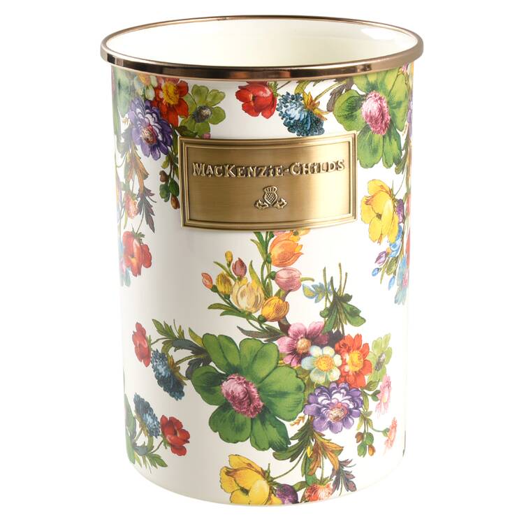 Flower Market (Enamelware) Large Canister No Lid