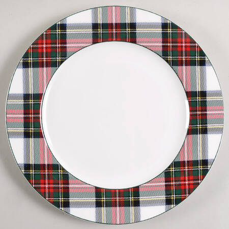 Tartan Dinner Plate