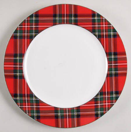 Tartan Dinner Plate