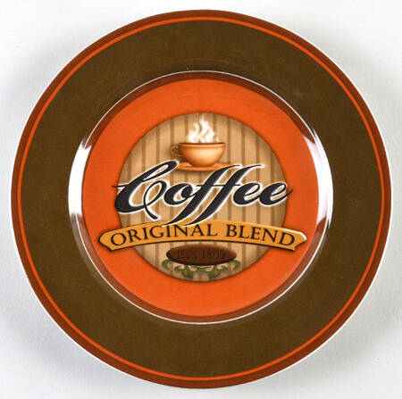 Coffee Signs Salad Plate